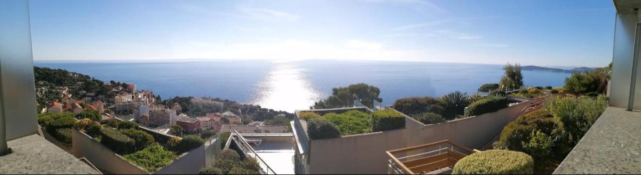 Appartement Loggia Vue Mer Panoramique, Piscine, Parking Cap-d'Ail Eksteriør billede